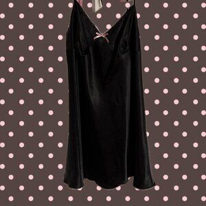 Black And Pink Lace Slip